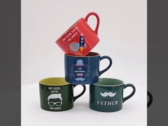 カスタマイズされた マザーズデー カフェカップ セラミックカップ パパのためのカスタマイズされたロゴ