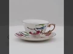 白金の輪 白金の輪 午後茶セット 杯と皿 ポルセランの茶碗とカップセット