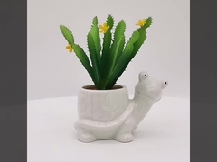 ホットセール オーダーメイド 白石器 汁深い 3D スナック状の花 汁深いポット プランター
