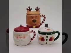 セラミックコーヒーカップ 鹿形 3D 5