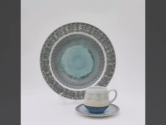 イタリアンプレート セット 食器 セラミック 配給プレート 手描画 パーソナライズ 夕食プレート セラミック