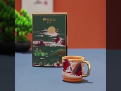 エコフレンドリーな工芸品でスタイリッシュなスタイリング石器セラミックコーヒーカップ