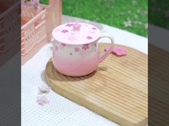 S&K 新春夏の花 セラミック カスタム カフェカップ カップをカスタマイズするためのプレゼントとして