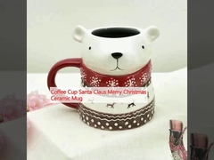 カフェカップ サンタクロース メリークリスマス セラミックカップ