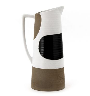 Bottine di caffè Acqua Barattolo di latte Disegni geometrici Bottine d'acqua Bottine e bollitori d'acqua in ceramica Cibo