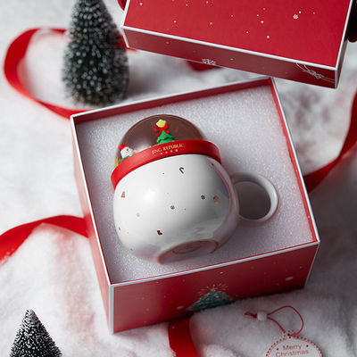 Round Cute Christmas Mug