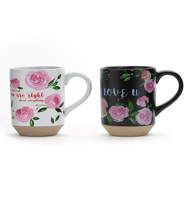 Moderne stijl aangepaste capaciteit handgeschilderde keramische koffiebeker met cadeaubon