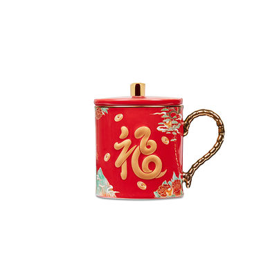 Klaar om te verzenden in voorraad cadeau doos gepersonaliseerde decal koffiebeker mok glad keramiek soep mok voor eetgerei